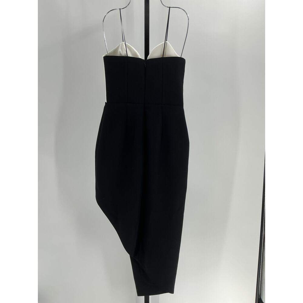 Amanda Uprichard 'Soiree' Black Polyester Dress Size XS - Picture 3 of 4